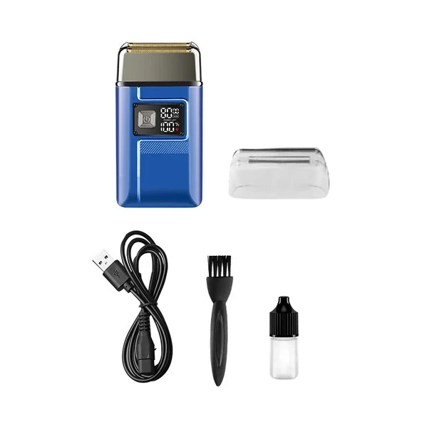 WA-2938 Süper Şarjlı Sakal,Ense,Vücut Traş Kesme Makinesi / Ergonomik Tasarım, Uzun Pil Ömrü, LED Ekran