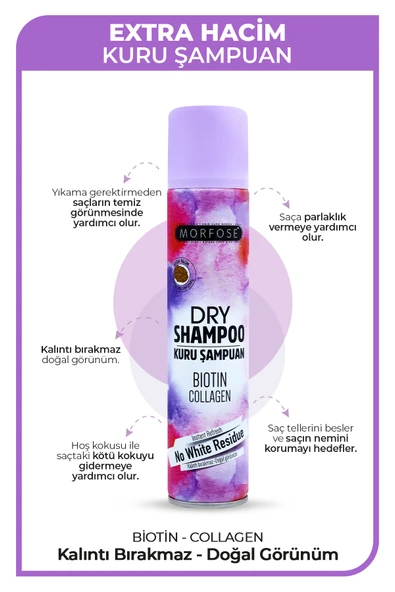 Morfose Kuru Şampuan Ekstra Hacim 200ml - Resim 2