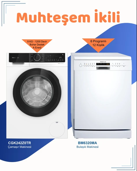 Profilo 2'li Avantajlı Set ( BM6320MA - CGK242Z0TR ) ürün görseli