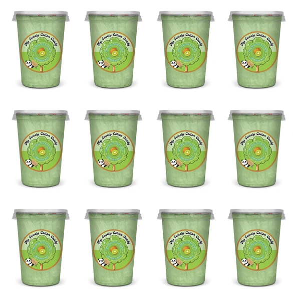 KİVİ AROMALI 12'Lİ GURME PAMUK ŞEKERLER