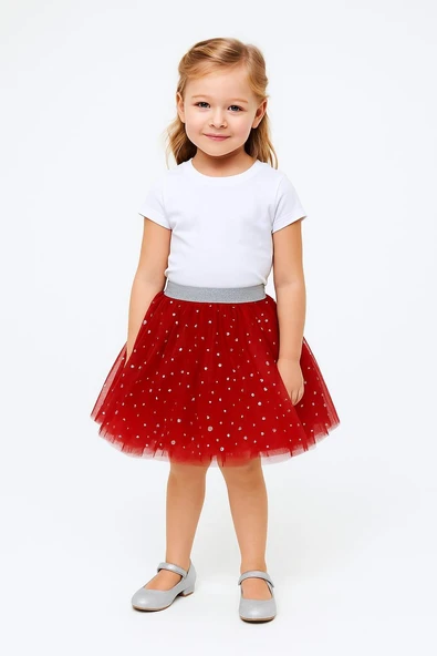 Serkon Kız Çocuk Tütü Etek SER-0949 - Resim 7