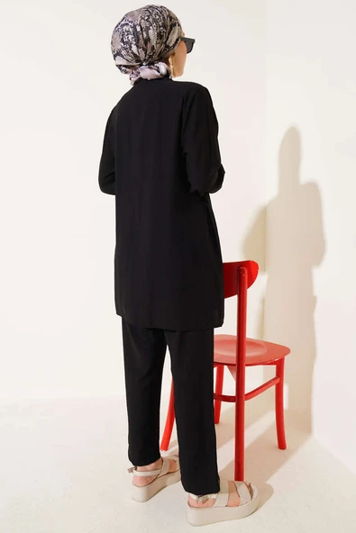 İçten Bağlamalı Basic İkili Takım Siyah - Resim 3