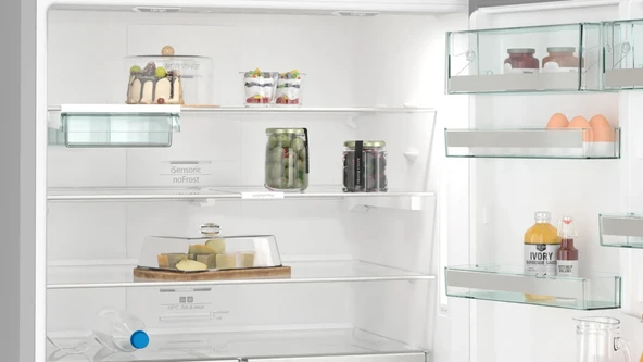 Siemens KG86NAID2N iQ500 Alttan Donduruculu Buzdolabı 186 x 86 cm Kolay temizlenebilir Inox - 4