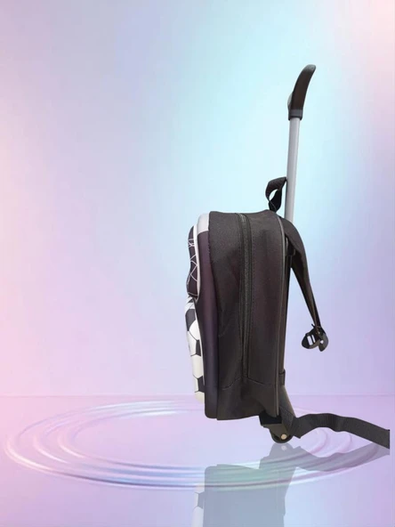 ÜÇ BOYUT BEŞİKTAŞ ÇEKÇEKLİ ANAOKUL KREŞ SIRT ÇANTA VALİZ ÇOCUK ÇANTASI (ÖLÇÜLERE BAKINIZ) - Resim 3