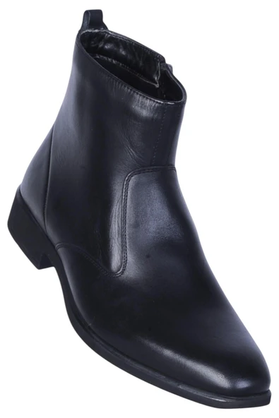 Burç 00705 Siyah Erkek Deri Bot ürün görseli