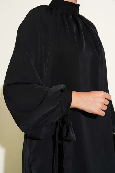 Kolları Bağlamalı İkili Takım Siyah - Resim 4