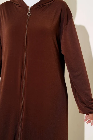 Kolu Lastikli Uzun Kap Kahve - Resim 4