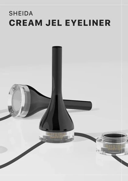 Sheıda Cream Gel Eyeliner Black