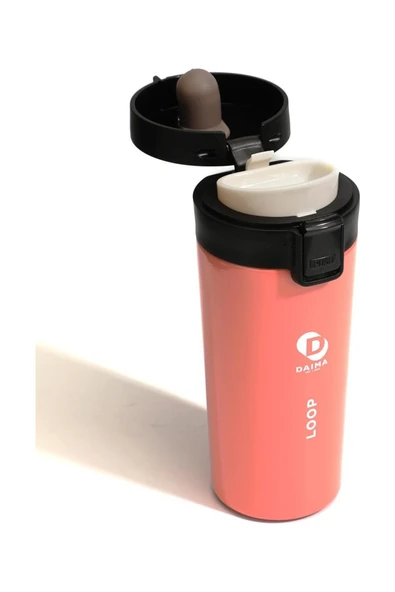 Daima Loop Bardak Termos Pembe 380 Ml - Resim 5