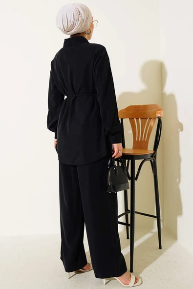 Tek Cepli Tensel İkili Takım Siyah - Resim 3
