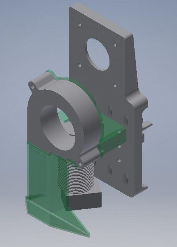 E2 - Direct Drive Bondtech Bmg + E3D V6 Folgertech 2020 Veya Diğer Prusa I3 Klon Plastik Aparat