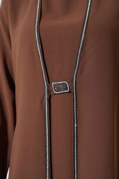 Taş Sıra Detaylı İkili Takım Vizon - Resim 4