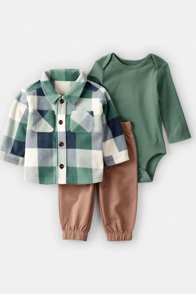 Erkek Bebek 3Lü Hırkalı CTR-1T914610 ürün görseli