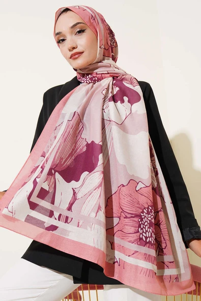 Shelia Desen Lina Şal Yavru Ağzı - Resim 2