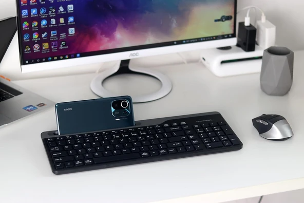 A4 Tech FB2535C Şarjlı Kablosuz Klavye Mouse Seti - 2