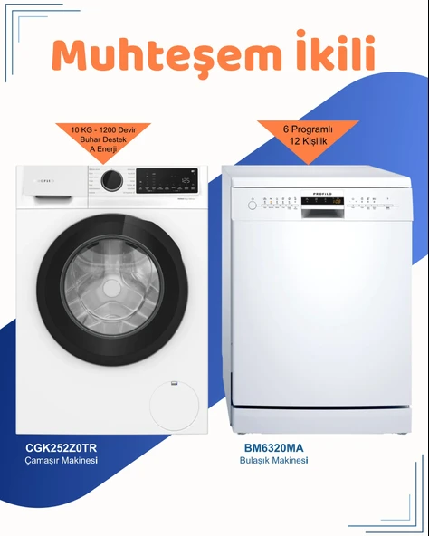 Profilo 2'li Avantajlı Set ( BM6320MA - CGK252Z0TR ) ürün görseli