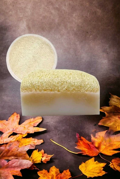 2li Doğal Beyazlatıcı Kabak Lifli Eşek Sütü Sabun Peeling Bakım Sıkılaştırma Akne Temizleme Yüz Pedi - 7