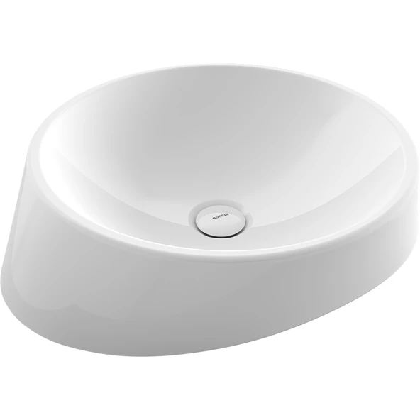 Bocchi Venezia 56 cm Çanak Lavabo Parlak Beyaz 1010-001-0125 ürün görseli