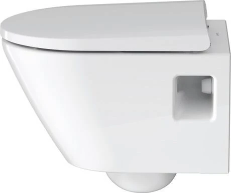 Duravit D-Neo Rimless Kanalsız Asma Klozet, Kısa (Yavaş Kapanır Kapak Dahil) 2587390075 - 2