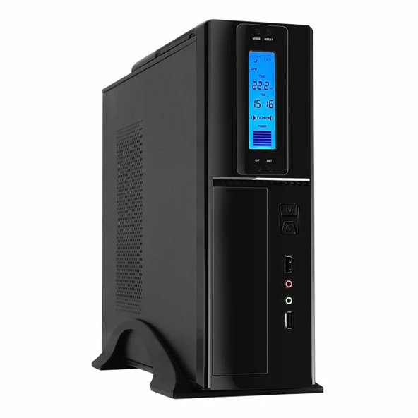 Frisby FC-S6040B 300W USB 2.0 mATX Slim Tower Siyah Kasa ürün görseli 1