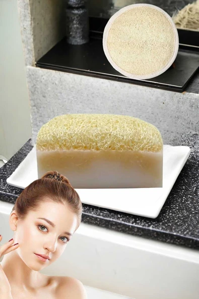 2li Doğal Beyazlatıcı Kabak Lifli Eşek Sütü Sabun Peeling Bakım Sıkılaştırma Akne Temizleme Yüz Pedi - 5