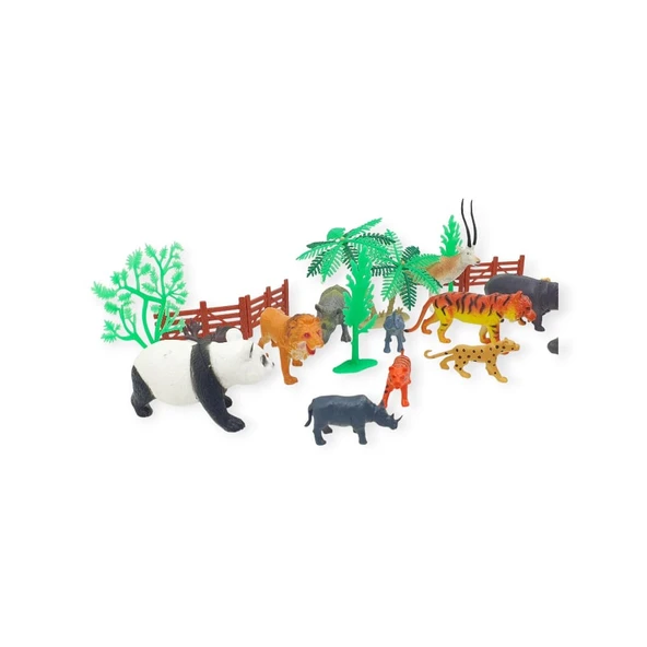 Hayvan Seti - 12 Parça Vahşi Hayvanlar Çiftlik Seti  - YS2789 - Resim 2