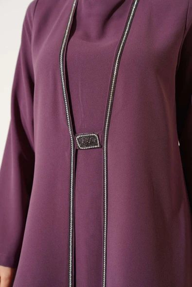 Taş Sıra Detaylı İkili Takım Gül Kurusu - Resim 4