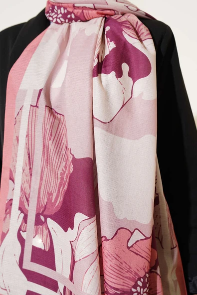 Shelia Desen Lina Şal Yavru Ağzı - Resim 4