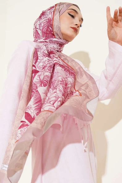 Meloara Serisi Soft Şal Latte ürün görseli 1