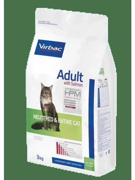 Virbac 1-8 Yaş Arası Kısırlaştırılmış Yetişkin Kedi Maması 3 kg