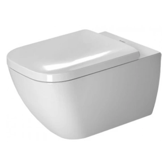 Duravit Happy D.2 Rimless Kanalsız Asma Klozet (Yavaş Kapanır Klozet Kapağı Dahil) Beyaz, 2222390075