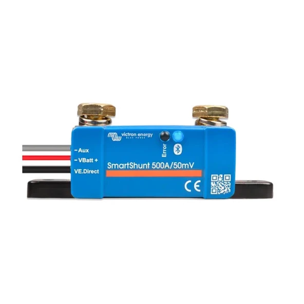 SmartShunt 500A/50mV IP65 Akıllı Akü Şantı - Resim 2
