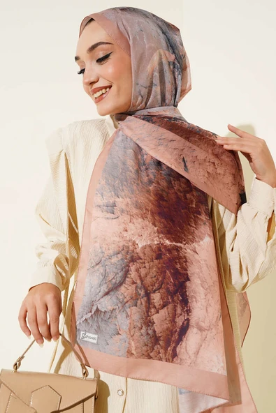 Camel Serisi Soft Şal Asorti 7 - Resim 2