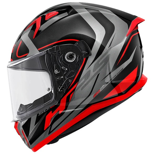 GIVI 50.8 RACER SİYAH-TITANIUM-KIRMIZI KASK M ürün görseli