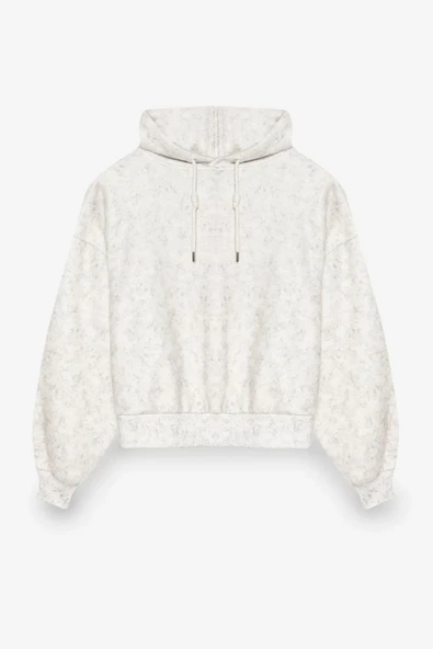 Quzu Kapüşon Detaylı Kadın Sweatshirt - Resim 2