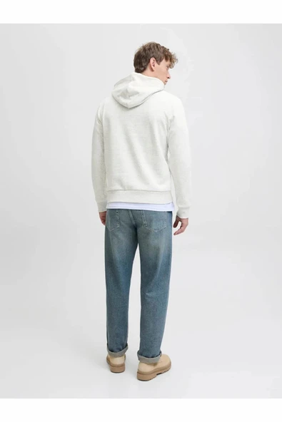 Jack Jones Pan Regular Fit Kapüşonlu Erkek Sweat 12278618 - Resim 3