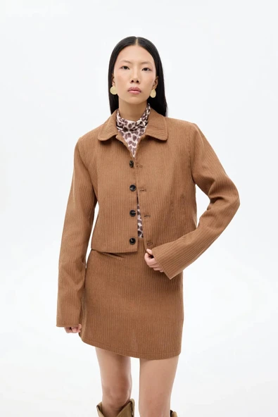 Quzu Vatkalı Kadın Ceket ürün görseli 1