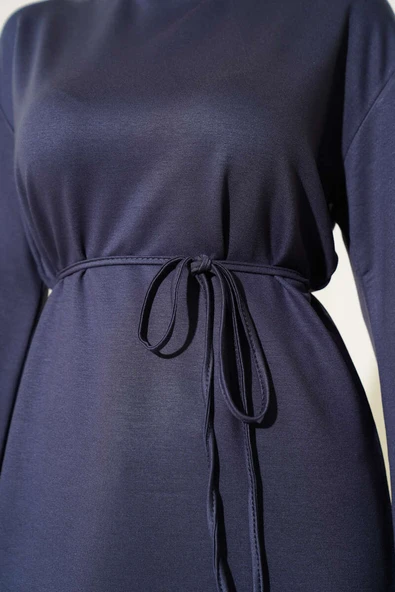 İspanyol Kol Bağcıklı Tunik Füme - Resim 4