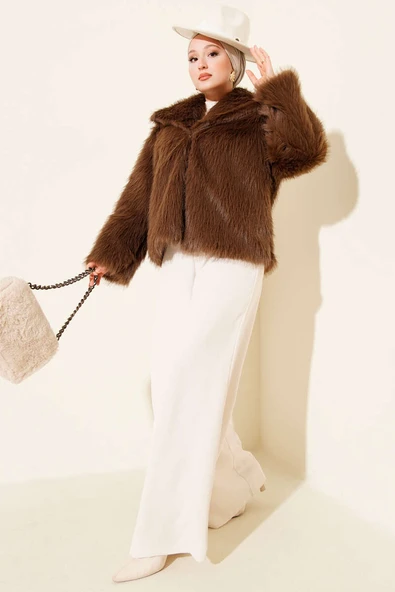 Astarlı Lolita Kürk Kahve - Resim 2