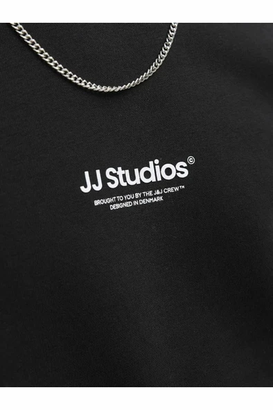 Jack Jones Soho Relax Fit Erkek Sweat 12278791 - Resim 6