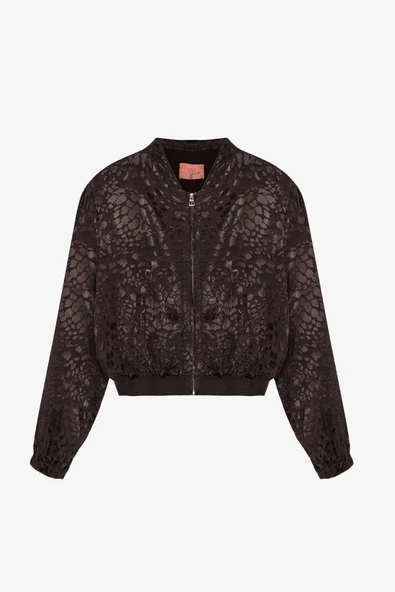 Quzu Lastik Detaylı Kadın Bomber Ceket ürün görseli 1