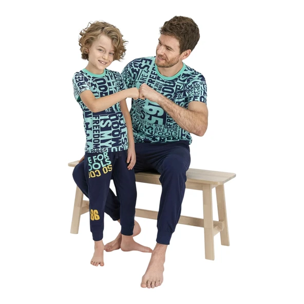 Erkek Çocuk Kısa Kol Pijama Takımı ürün görseli 1