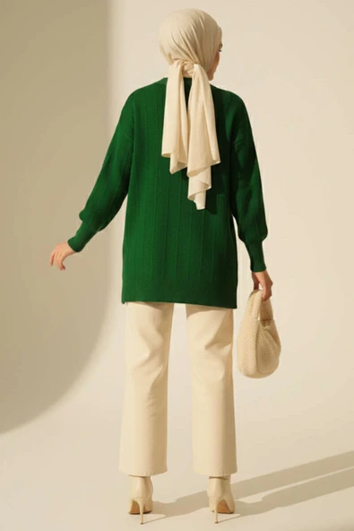 Damla Desen Yumoş Triko Kazak Benetton - 3