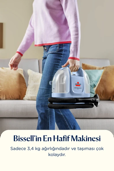 Bissell SpotClean Mini Halı– Koltuk Yıkama ve Leke Çıkarma Makinesi - 4