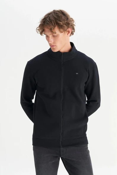 Wrangler Erkek Selanik Full Zip Sweatshirt W2520533001 - Resim 3