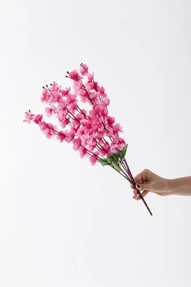 Yapay Bahar Dalı 9'lu Pembe - 3