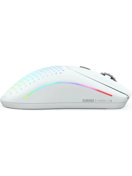Glorious Model O 2 GLO-MS-OWV2-MW Beyaz RGB Optik Kablolu/Kablosuz Oyuncu Mouse