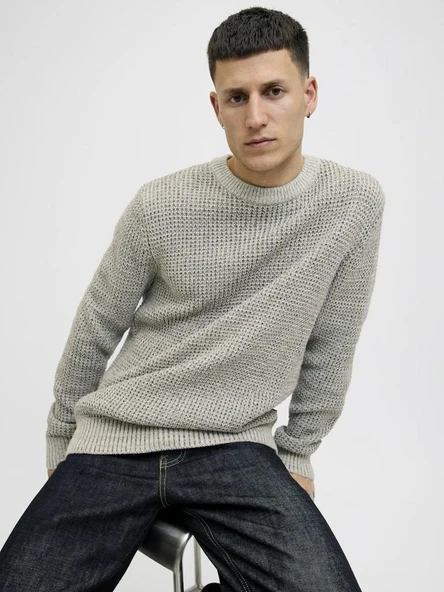 Jack Jones Global Regular Fit Erkek Kazak 12287594 - Resim 3