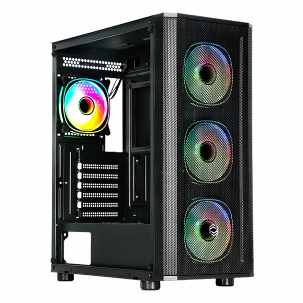 Frisby CM-105 650W 80+ USB 3.2 ARGB ATX Mid Tower Siyah Kasa ürün görseli 1