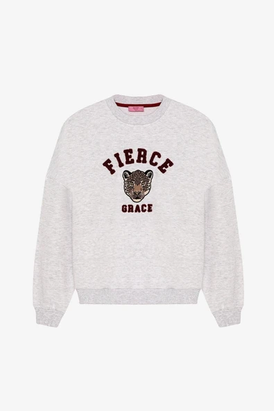 Quzu Nakış Detaylı Kadın Sweatshirt ürün görseli